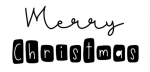 Merry Christmas Bügelbild